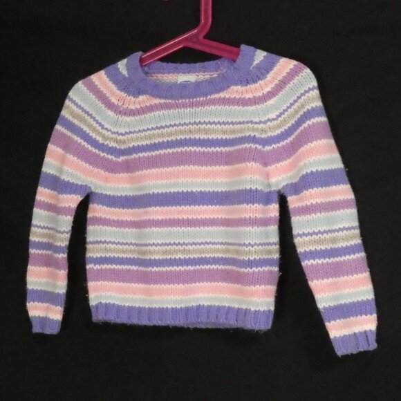 Y2K - OLD NAVY - Baby | 3T | Pastel Striped Knit Sweater - Picture 1 of 16